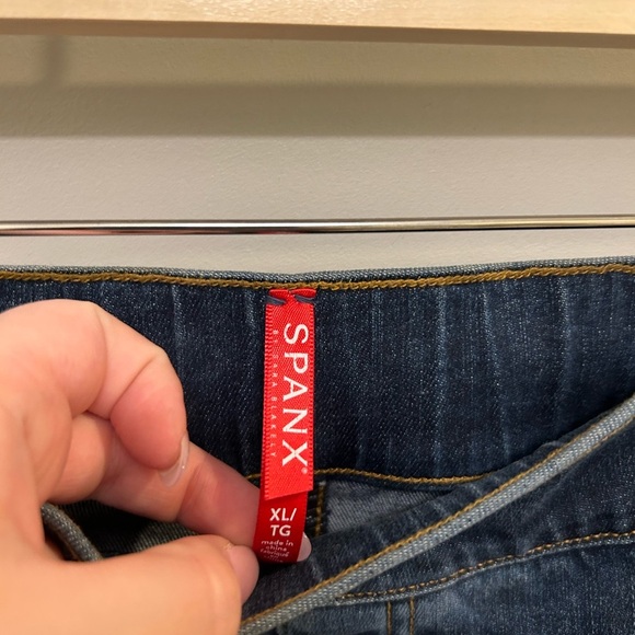 Spanx Jegging Size XL EUC Blue N0559 - Picture 6 of 7